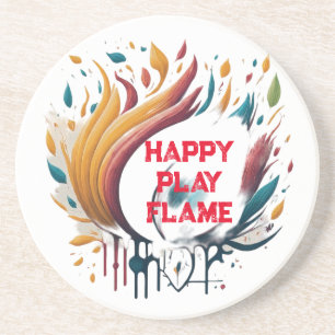 Happy Paly Flame Coaster