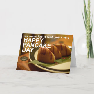 Happy Pancake Day! Card