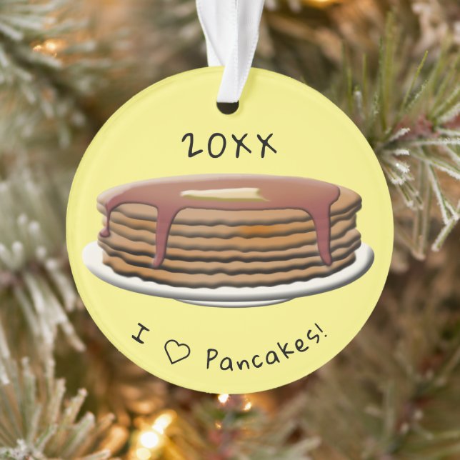 Happy  Pancake Day Ornament (Tree)