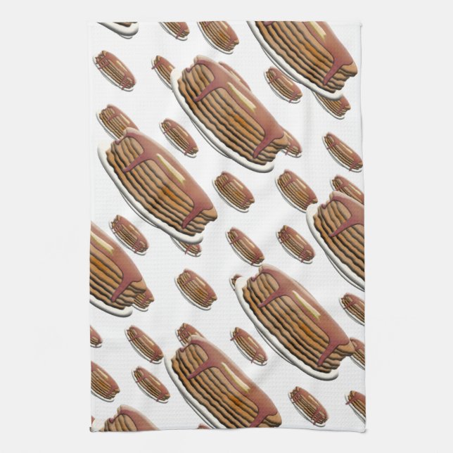 Happy Pancake Day - Pancake Stack Kitchen Towel (Vertical)