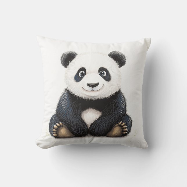 Happy Panda Cushion (Front)