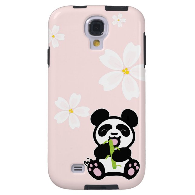 Happy Panda Galaxy 4 Case (Back)