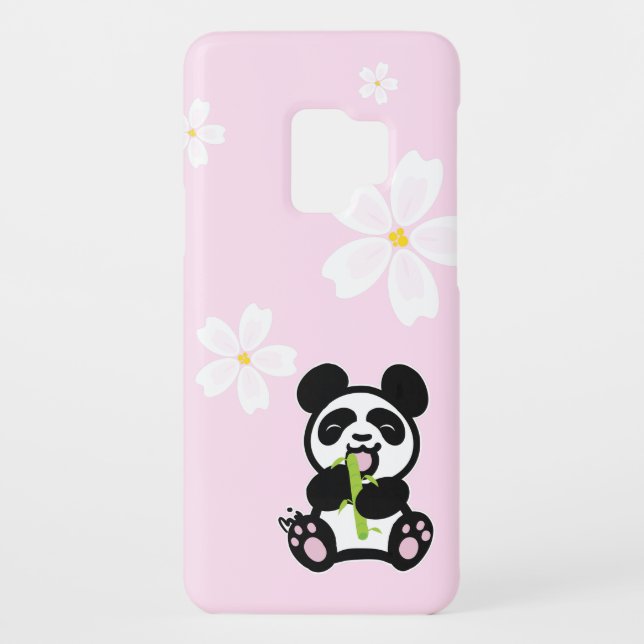 Happy Panda Galaxy 6 Case (Back)