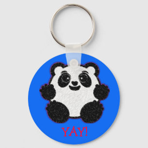Happy Panda Keychain