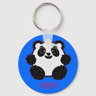 Happy Panda Keychain