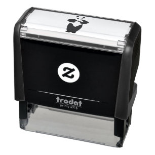 Happy Panda Self-inking Stamp