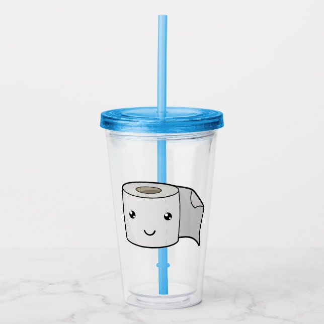 Happy Paper Acrylic Tumbler (Front)