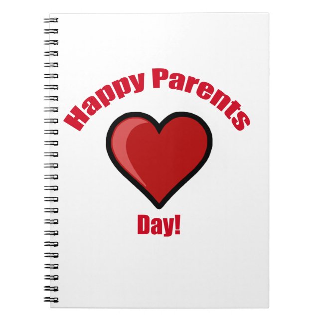 Happy Parents Day! Notebook (Front)