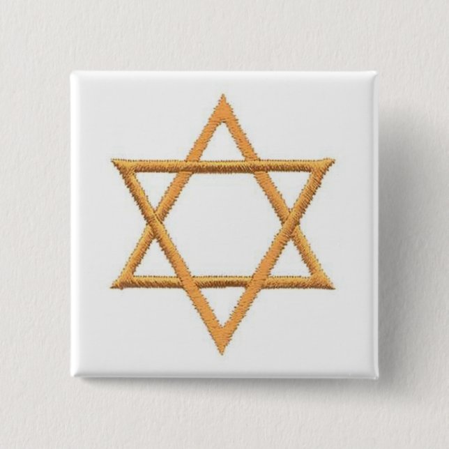 Happy Passover 2 Inch Square Button (Front)