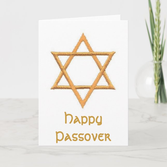 Happy Passover Card (Front)