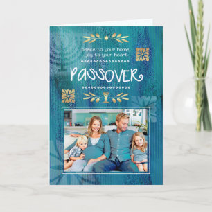 Happy Passover. Custom Photo Card