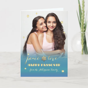Happy Passover. Custom Photo Card