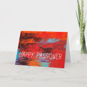 Happy Passover Doorposts and Lintel Holiday Card