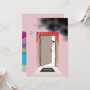 Happy Passover Exodus Cartoon Greeting Card