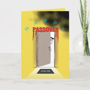 Happy Passover Exodus Cartoon Greeting Card