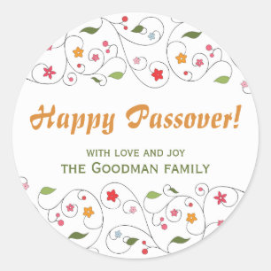 Happy Passover - Gif Label