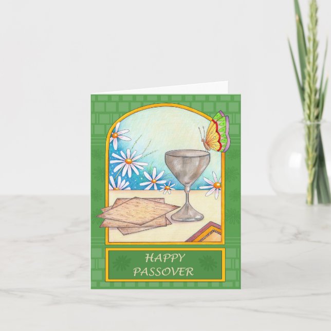 Happy Passover Greeting Card (Front)