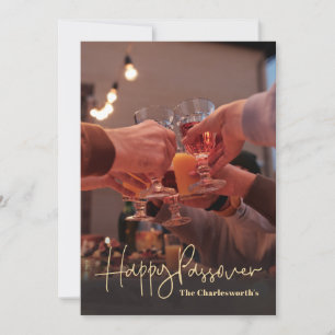 Happy Passover Holiday Card