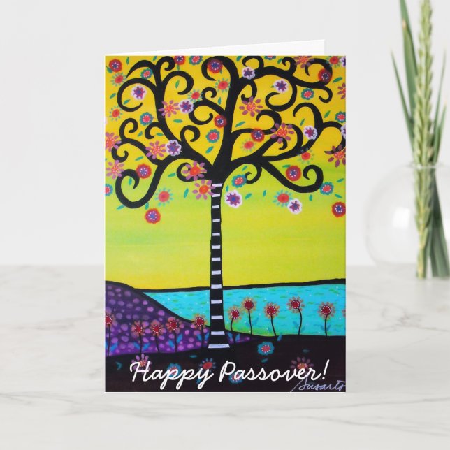 Happy Passover Holiday Card (Front)