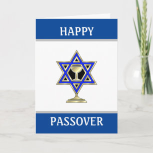 Happy Passover Jewish Star Card