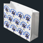 Happy Passover   Large Gift Bag<br><div class="desc">Personalized Jewish Theme Gifts and Apparel For Holiday Family and Friends</div>
