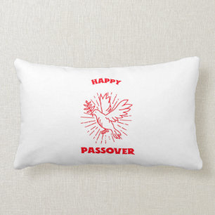 Happy passover lumbar pillow