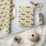 Happy Passover Macaroon Cookie Jewish Holiday Food Wrapping Paper<br><div class="desc">Design features an original illustration of a chocolate-dipped coconut macaroon cookie. A traditional dessert during the Jewish holiday of Passover. This design is also available on other products. Lots of additional food prints are also available from this shop. Don't see what you're looking for? Need help with customization? Contact Rebecca...</div>