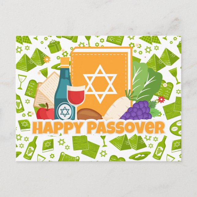 Happy Passover  Postcard (Front)