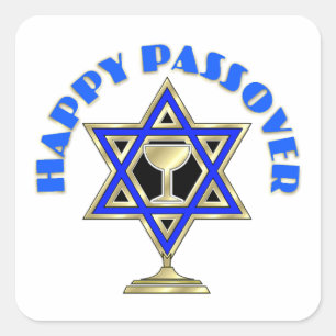 Happy Passover   Square Sticker