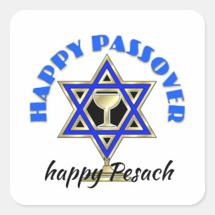 Happy Passover   Square Sticker