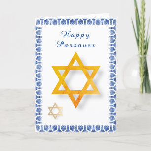 Happy Passover Star of David  Holiday Card