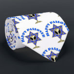 Happy Passover Tie<br><div class="desc">Personalized Traditional and Modern Jewish Theme Gifts and Apparel</div>