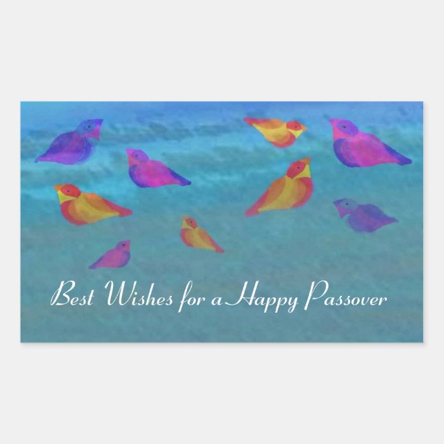 Happy Passover Wishes Stickers (Front)