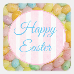 Happy Pastel Pastel Jelly Bean Stickers