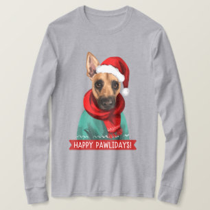 Happy Pawlidays Christmas T-Shirt, Vaden the BMC T-Shirt
