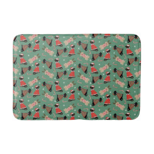 Happy Pawlidays Labrador Retriever Dogs Bath Mat
