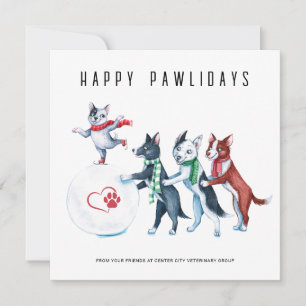 Happy Pawlidays Veterinary Holiday