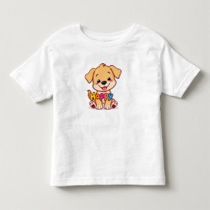 Happy Paws Puppy Toddler T-shirt