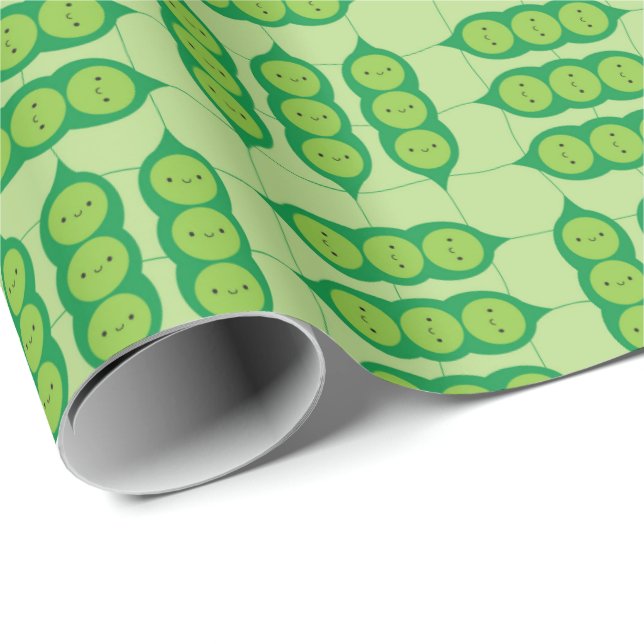 Happy Peapods Wrapping Paper (Roll Corner)