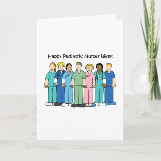 Happy Pediatric Nurses Week - October Card (Front)