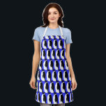 Happy Penguins Colourful Fun Pattern Unique  Apron<br><div class="desc">Hope you like this design. Add your own text. Check my shop for more matching items like kitchen towels,  blankets,  pillows,  stickers,  mugs,  cards,  tissue paper as well as other patterns. 
Thanks for shopping with me! if you'd like something custom let me know!</div>