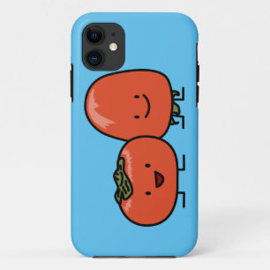 Happy Persimmon Pair Persimmons Sweet Fruit iPhone 11 Case