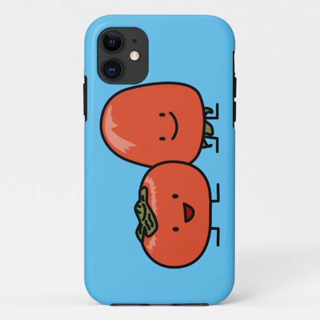 Happy Persimmon Pair Persimmons Sweet Fruit Case-Mate iPhone Case (Back)