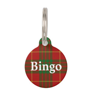 Happy Pet Clan Cameron Tartan Plaid Tag