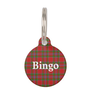 Happy Pet Clan Drummond Tartan Plaid Tag