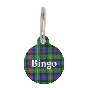Happy Pet Clan Farquharson Tartan Plaid Tag
