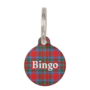 Happy Pet Clan MacBean MacBain Tartan Plaid Tag