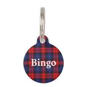 Happy Pet Clan MacLachlan Tartan Plaid Tag