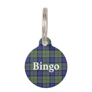 Happy Pet Clan MacLaren Tartan Plaid Tag