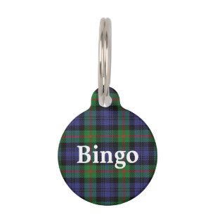Happy Pet Clan Murray Tartan Plaid Tag